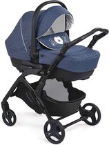 CAM Modular Buggy Fluido Easy - Kinderwagen - RICAMO ORSO BLU - Made in Italy