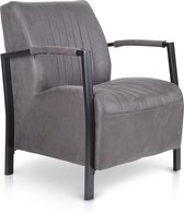 Interwonen - Fauteuil Trieste - Cowboy Stof - Grijs