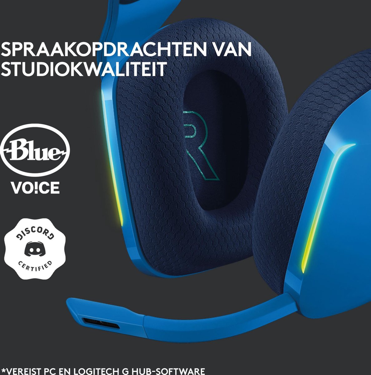 Logitech G733 LIGHTSPEED - Draadloze Gaming Headset - PS5/PS4 & PC - Blauw thumbnail 2