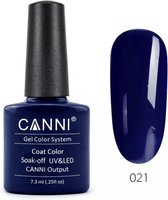 Canni - Gel nagellak - Gellak - Gelpolish - Gel Polish - UV & LED - Nightblue (021)