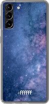 6F hoesje - geschikt voor Samsung Galaxy S21 Plus -  Transparant TPU Case - Perfect Stars #ffffff