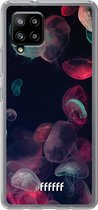 6F hoesje - geschikt voor Samsung Galaxy A42 -  Transparant TPU Case - Jellyfish Bloom #ffffff