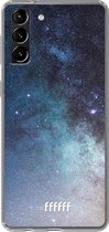 6F hoesje - geschikt voor Samsung Galaxy S21 -  Transparant TPU Case - Milky Way #ffffff
