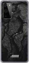 6F hoesje - geschikt voor OnePlus 9 Pro -  Transparant TPU Case - Dark Rock Formation #ffffff