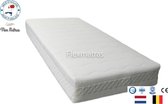 Pocketvering 7 zone matras met Polyether 21 cm dik 100x200 cm