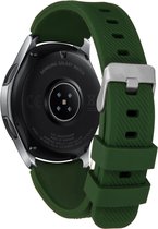 iMoshion Bandje Geschikt voor Samsung Gear S3 Frontier / Gear S3 Classic / Galaxy Watch (46mm) - iMoshion Siliconen bandje - Groen