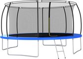 Bol.com vidaXL Trampolineset rond 150 kg 460x80 cm aanbieding
