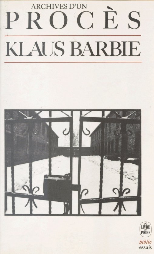 Klaus Barbie : archives d'un procès - cover