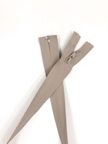 Deelbaar Waterdicht rits 90cm taupe mat