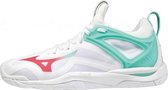Mizuno Wave Mirage 3 Dames - Sportschoenen - wit/groen - maat 39