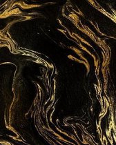 Black and Gold Marble Composition Notebook - Large Ruled Notebook - 8x10 Lined Notebook (Softcover Journal / Notebook / Diary)