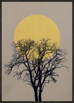Winter Sunset Yellow No1 Poster - 50x70 cm - Studio Trenzy