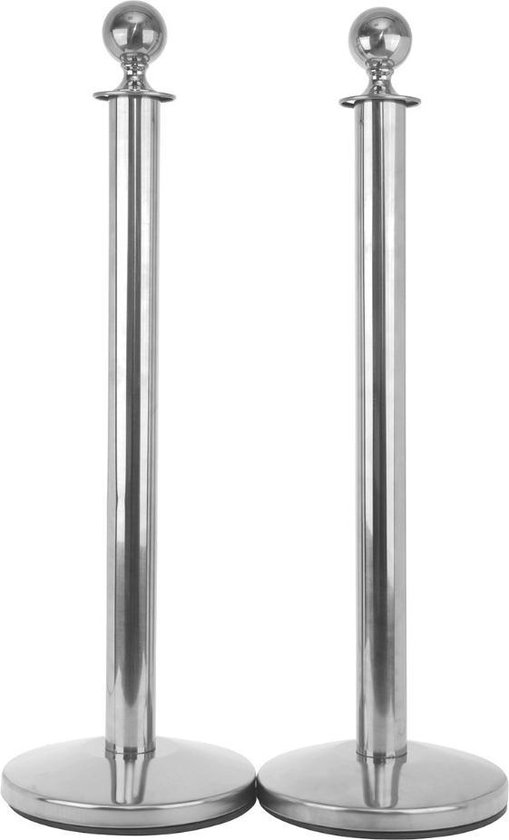 Dexters® | Porte de file d'attente | Argent | Pôle de file d'attente | Porte de file d'attente | Pôle de file d'attente | Système de file d'attente | Poteaux de barrière avec ruban | Poteaux de barrière | Poteaux de barrière avec cordon