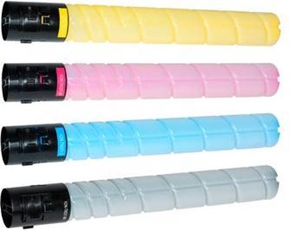 Set 4x ABC huismerk toner geschikt voor Konica Minolta TN-328 voor Konica Minolta Bizhub C250i C300i C360i C 250i C 300i C 360i TN328