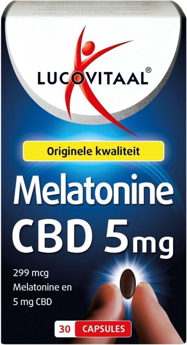 3x Lucovitaal Melatonine CBD 5mg 30 tabletten