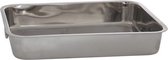 Braadslede - Ovenschaal - inox - 42x30xh7cm - 0,7mm