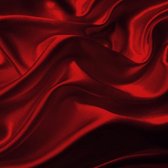 Beauty Silk - Hoeslaken Satijn - Rood - 180x200