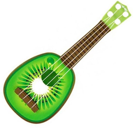 gevangenis Weggelaten aanplakbiljet Speelgoed gitaar met 4 snaren. Kiwi look | bol.com