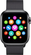 Tijdspeeltgeenrol smartwatch GX7 BLACK - Podomètre - Moniteur de fréquence cardiaque - Tensiomètre - Bluetooth - Étanche - Sain - Fitness - Modèle 2020