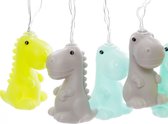 Dhink Lichtslinger met Dinosaurus Kinderkamer decoratie Lichtjes - Groen, Grijs en Blauw