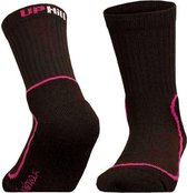 Uphillsport Sokken Kevo Junior Coolmax Zwart/roze Maat 28-30