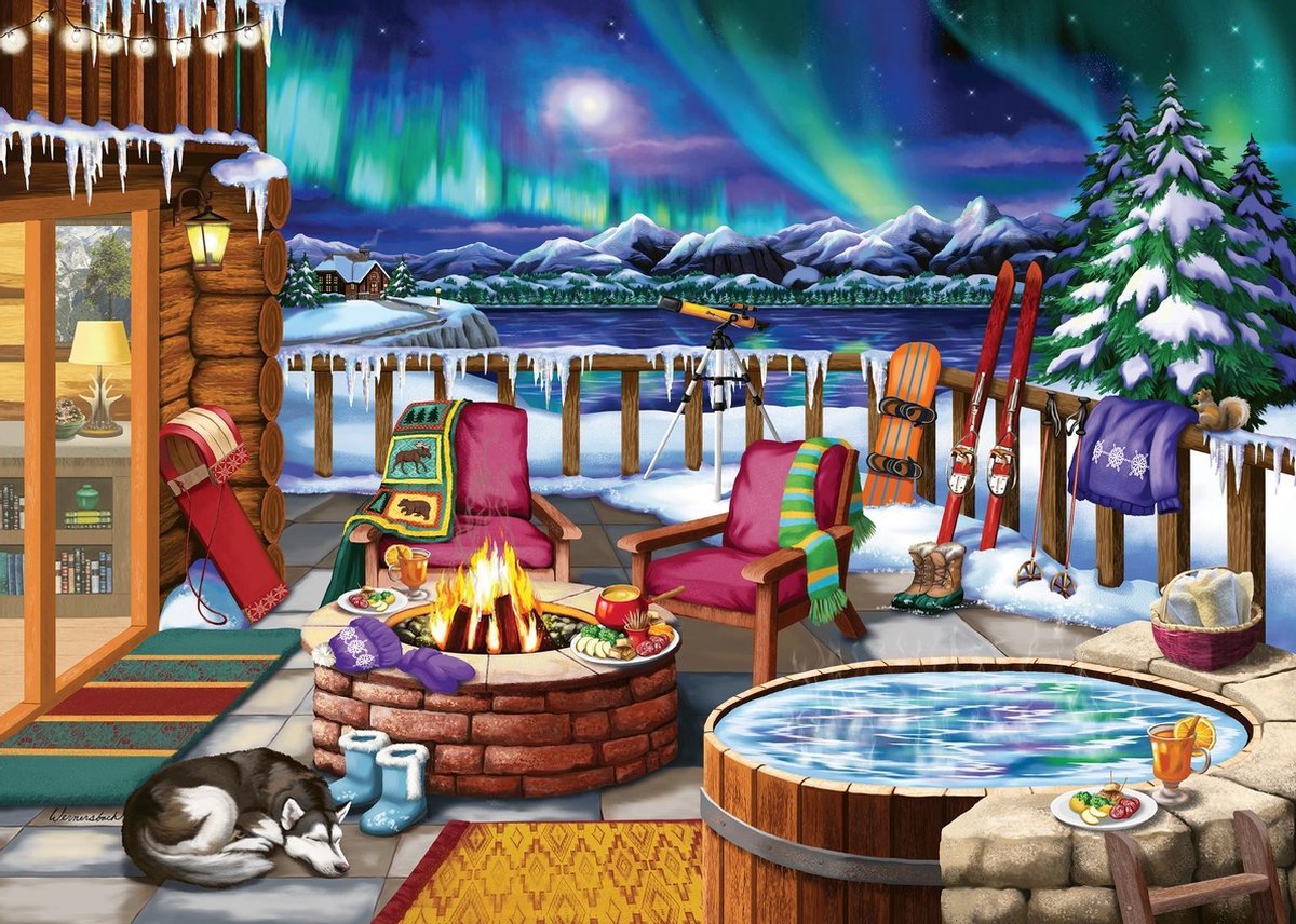 Ravensburger puzzel Noorderlicht - Legpuzzel - 500 stukjes — afbeelding 3