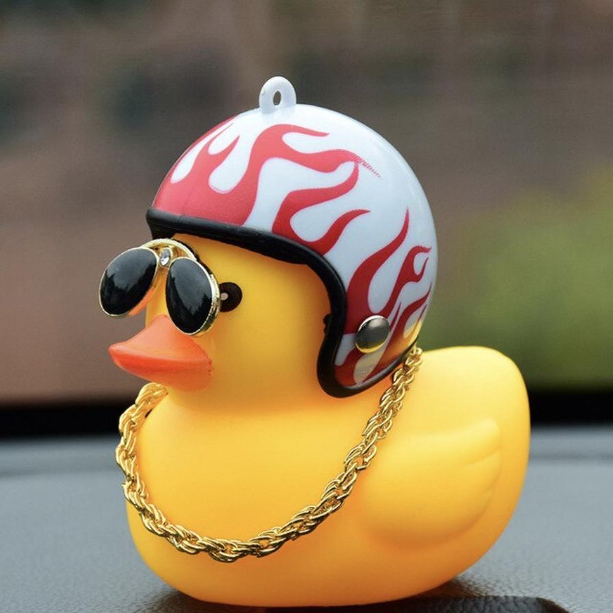 Mr. Duck Voor Op Je Auto Dashboard - Coole Eend - Mr. Duck - Geel - Slaapkamer - Woonkamer - Badkamer - Voertuig Duck