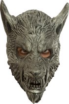 Partychimp Wolf Volledig Hoofd Masker Halloween voor bij Halloween Kostuum Volwassenen Carnaval - Latex - One size