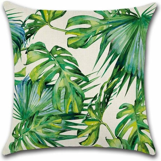 Kussenhoes Jungle - Raksha - Kussenhoes - 45x45 cm - Sierkussen - Polyester