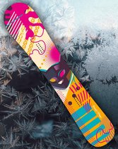 SD Board Wraps - Snowboard sticker - POP-ART Cat