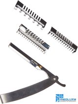 MEDLUXY Couteau de coiffure et porte-couteau à amincir (sans lames de plume) - Porte-couteau à plumes - Porte-couteau à amincir