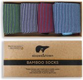 Bamboe Heren Sokken Giftbox Stripes edition - 36-41