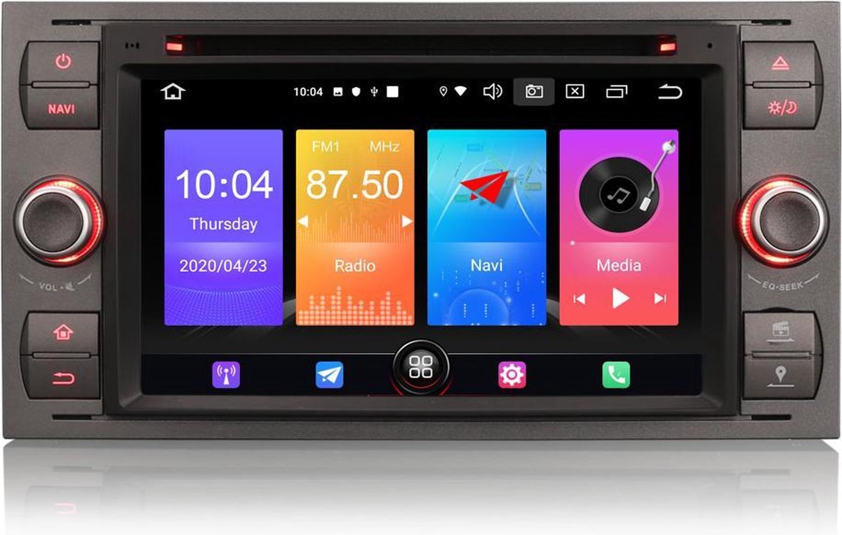 Ford Transit autoradio navigatie | Android 10 | Fiësta Focus Connect C-Max