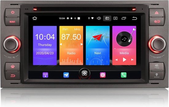 Ford Transit autoradio navigatie | Android 10 | Fiësta Focus Connect C-Max  | bol