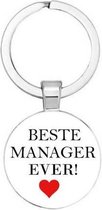 Akyol - manager Sleutelhanger - Manager - de beste manager - manager - baas - werk - 2,5 x 2,5 CM
