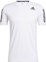 adidas 3-Stripes Shirt Heren - wit - maat XXL