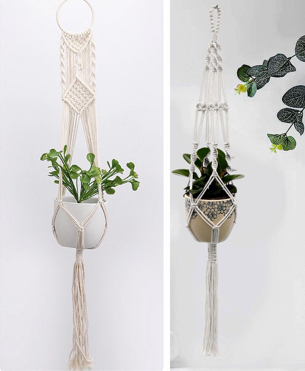 Plantenhanger Macrame voor creatieve sfeer in huis