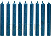 Cactula mooie dinerkaarsen 19.5 cm Donkerblauw 18 stuks | 6 branduren