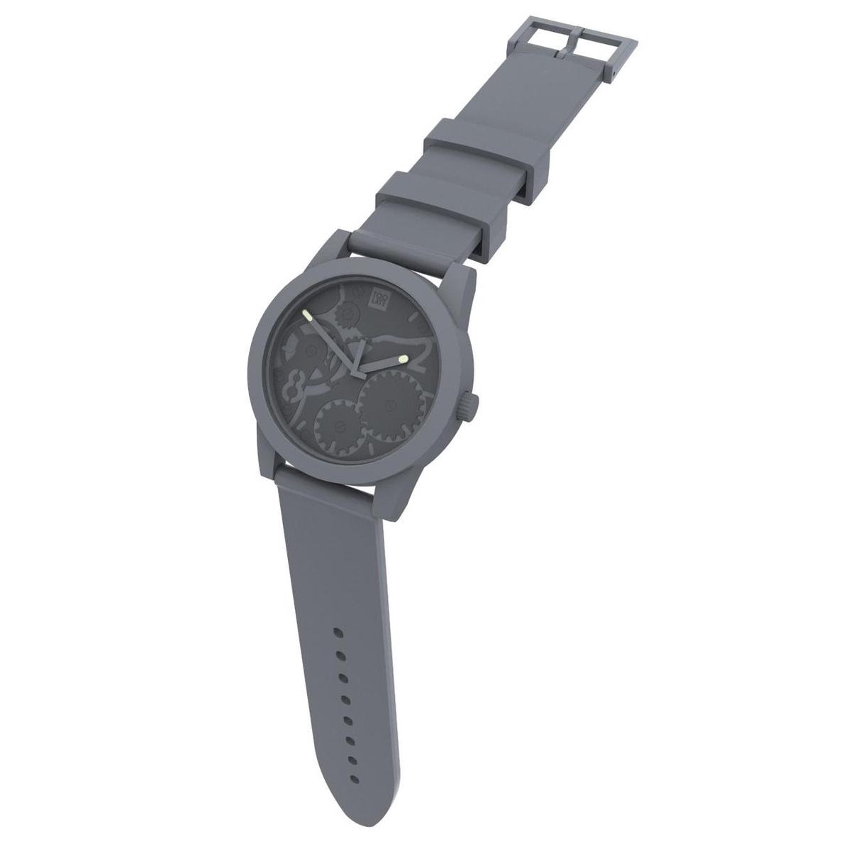 TOO LATE - silicone horloge - JOY Watch - Ø 39 mm - Grey