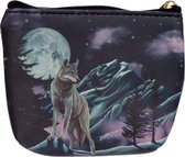Guardian of the North Coin Purse- Portemonnee Wolf voor kleingeld met rits -Portefeuille - Geldbeugel