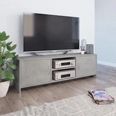 TV meubel - beton grijs - industrieel - hout - kast - tvmeubel - modern - L&B Luxurys