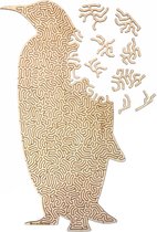 Pinguïn - Houten Puzzel - 110 stukjes - Legpuzzel - Jigsaw - Geproduceerd in Nederland - Kaboomlaser