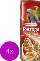 Versele-Laga Prestige Sticks Papegaai - Vogelsnack - 4 x Noten&Honing