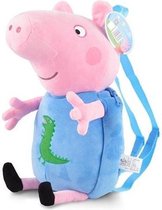 Peppa Pig Rugzak - Peuterrugzak - Schooltas - Verjaardag Cadeau - Kindertas - Cartoon George Peppa Knuffel - 44 CM