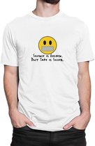 Duct Tape - T-shirt - Heren - Maat XL - Wit