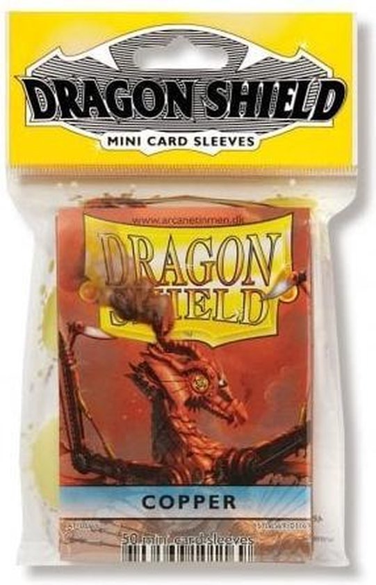Asmodee SLEEVES Dragon Shield Mini - Copper (50ct) - EN | Games | bol