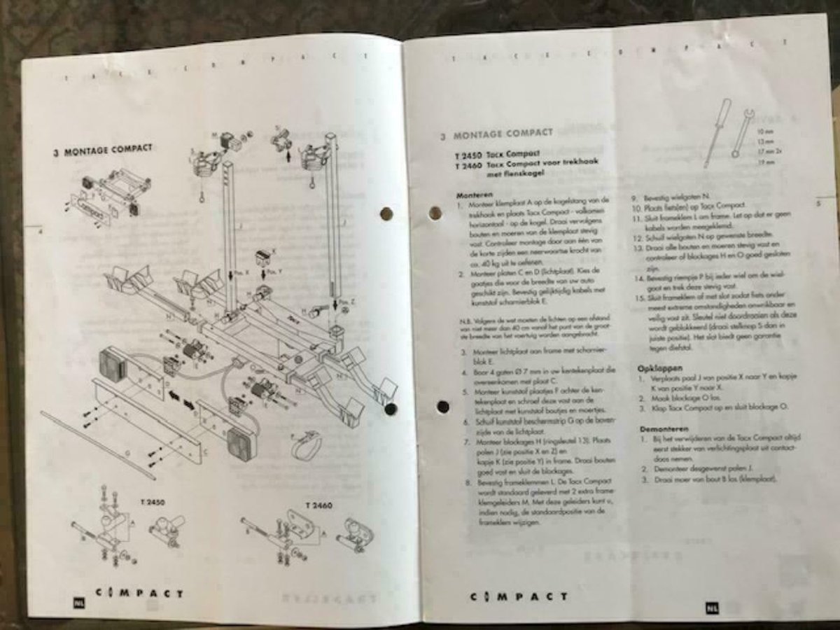 Geweldige eik omvatten Dicteren Taxc Traveller Compact fietsdrager | bol.com