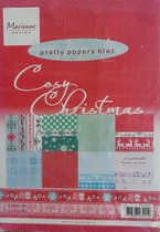 marianne design pretty papers bloc   cosy christmas