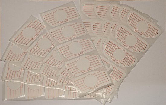 Jobber Sports Golf Impact Stickers - Strike Training 50 Stuks