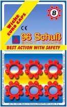 Klappertjes WICKE voor pistool - 8 schots - 12 ringen - Klap / knal / schiet